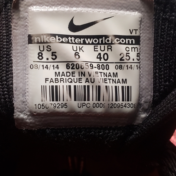 Nike Flyknit Max Total Sunset/Pink Womens Sz 8.5 - Picture 2 of 7